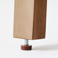 Meuble de cuisine pliable moderne de luxe en bois de manguier massif, fait main, écologique, avec deux tiroirs, taille et couleur personnalisables, résistant à l'eau