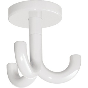 HEWI Triple Hook 477.90.050 50 mm Triple Projection 99% Polyamide Pure White 70 mm Height 50 mm Diameter Wall Hook & Coat <b>Rack</b> - Product Image 1
