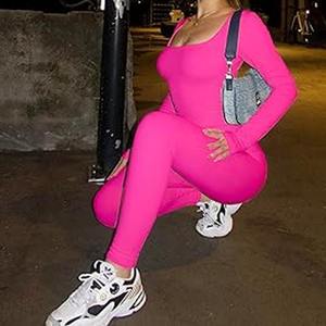 Mallas de gimnasio para mujer, mallas de gimnasio de longitud completa de alta calidad, de algodón 100% tela transpirable, mallas de gimnasio para mujer, vestido deportivo subido - Product Image 5