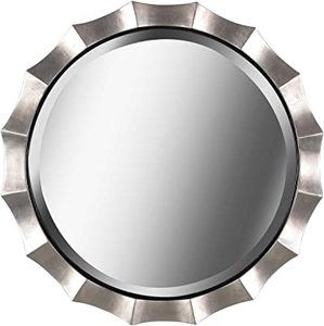Hot Selling Iron <b>Mirror</b> Art <b>Irregular</b> Circular Living Room Metal Frame Wall <b>Mirror</b> Decor Christmas Vintage Luxury Space Casual - Product Image 2