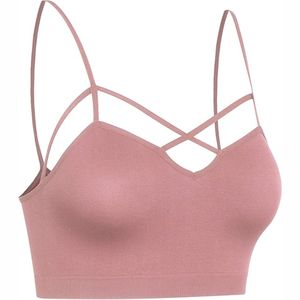 Logotipo personalizado Mujeres Ropa de fitness Yoga Sujetador deportivo Ropa de gimnasio Ropa de entrenamiento Sujetador deportivo atlético para mujeres - Product Image 4