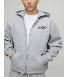 Sweat à capuche décontracté pour garçon, en coton mérinos extra fin, doux au toucher, avec fermeture éclair, écologique, durable, lumineux, coupe ample - Product Image 5