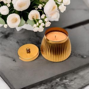 Bougie de pot en métal de vente chaude pour l'utilisation de décoration de foudre de restaurant de maison de mariage au meilleur prix de l'Inde - Product Image 2
