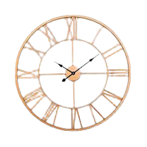 Antique Iron Contemporary Design Geometric Shape Wall Watch Clock Customised Living Room Decorative Quartz Timepiece Luxury - Product Image 1