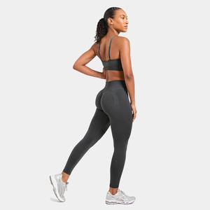 Service OEM, meilleur prix du fabricant, leggings de yoga sans couture antibactériens à taille haute pour femmes, personnalisables - Product Image 4