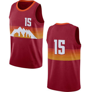 Maillot de basket-ball unisexe, logo personnalisé imprimé, respirant, manches courtes, séchage rapide, tissu 100% polyester - Product Image 6