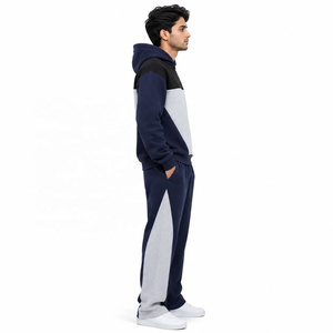 Ensemble de survêtement unisexe 100 % coton, imprimé, épais, doublé polaire, avec sweat-shirt à capuche et pantalon – Fournisseur ODM/OEM - Product Image 4