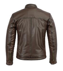 Meilleure veste de moto pour hommes Global Edge Brand Couleurs et logo personnalisés Cuir de haute qualité Prix raisonnable - Product Image 4