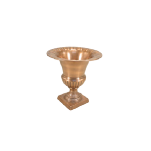 Urnes de jardin en métal finition cuivre Pot de fleur avec piédestal pour jardin extérieur décoratif nouveau Design Pot de plantes en métal - Product Image 1
