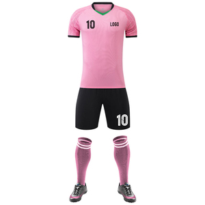 เสื้อเจอร์ซีย์พิมพ์ลายสีเต็มรูปแบบและกางเกงขาสั้นชุดฝึกฟุตบอลแห้งเร็วสำหรับทีมสโมสรสั่งเป็นจำนวนมาก - Product Image 5