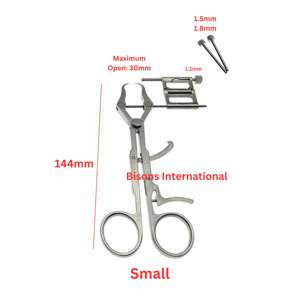 Otoscope manuel professionnel en acier inoxydable à tête ouverte avec lentille mobile pour usage vétérinaire - Vente en gros BISONS |   Diagnostic des oreilles des animaux - Product Image 4