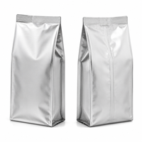 Sachets de thé vides personnalisés thermoscellables à soufflets latéraux, en aluminium, petits sachets de luxe