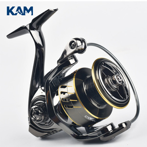 Carrete de Pesca Giratorio Serie DK al por Mayor, 7+1BB, Rodamientos de Acero Inoxidable, Manivela Mecanizada por CNC, Carrete de Pesca para Agua Salada y Dulce - Product Image 1