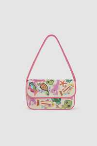 Bolsos de Hombro Bordados con Cuentas Negras para Mujer, Diseño Personalizado, Bolso de Cuentas Hecho a Mano para Regalo - Product Image 4