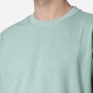 Camiseta de Hombre de Algodón/Poliéster Personalizada de Alta Calidad, Corte Regular, Bordado Desgastado, Antiarrugas, con Parche de Logotipo y Lavado Ácido - Product Image 3