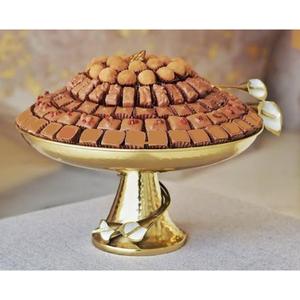 Bol à chocolat en fil de métal doré de qualité supérieure Design vintage bol de service à chocolat décoratif bol de service de table à la maison - Product Image 2