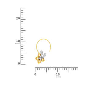 18k <b>Gold</b> Pearl Nosepin Body Jewelry for Wedding Engagement Gift - Product Image 5