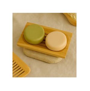 Jabonera de Bambú Duradera de Alta Calidad, Antideslizante, Forma Rectangular Moderna para Baño, Hecha a Mano, Ecológica, para Uso en el Hogar y Hoteles - Product Image 1