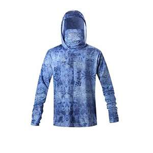 Vente en gros Ensemble de sweat à capuche à manches longues personnalisé Protection solaire Vêtements de pêche en polyester Spandex Vêtements de pêche à capuche confortables - Product Image 6