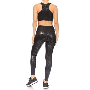 Nueva llegada de cintura alta deporte Fitness sin costuras ropa activa mujeres Yoga conjuntos Top tendencia producto Top moda mujeres Yoga conjuntos - Product Image 5