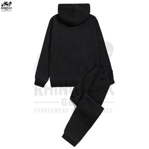 Nouveauté Survêtement pour homme avec impression sérigraphique pour la course à pied en hiver, entraînement, uni, surdimensionné, survêtement personnalisé avec impression sérigraphique - Product Image 4