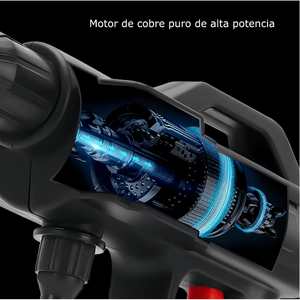 Pistola de hidrolavadora eléctrica portátil, con dos baterías recargables, boquillas multiusos y varios accesorios - Product Image 5