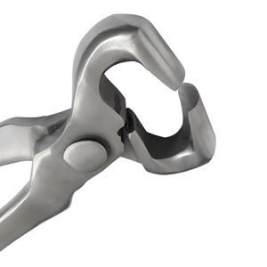 14 Inch Half Moon Hoof Nipper | Precision Farrier Tool for Hoof <b>Care</b> and Horseshoe Forging with Drop Forged 1045 Steel - Product Image 3