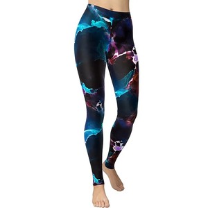 Active wear ladies Yoga <b>leggings</b> seamless yoga Gym <b>Leggings</b> stretchy Digital Printing leggie Custom logo and design - Product Image 2
