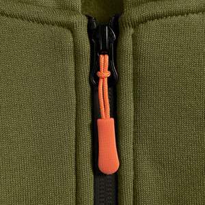 Sweat à capuche respirant pour hommes, tenue confortable et décontractée, avec logo personnalisé, vêtements d'extérieur slim fit en coton mélangé à fermeture éclair complète vente en gros - Product Image 6