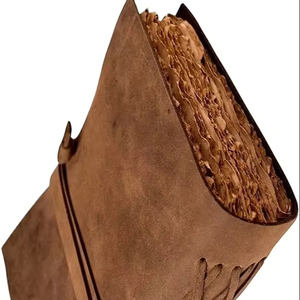 Giá tốt nhất Antique deckle cạnh giấy da Tạp Chí handmade ôm hôn thiết kế dày cổ điển máy tính xách tay chụp câu chuyện của bạn - Product Image 3