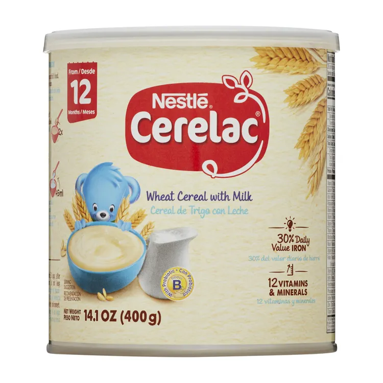 Prix le plus bas Fournisseur en vrac Nestle Cerelac Céréales pour nourrissons/Aliments pour bébés avec livraison rapide