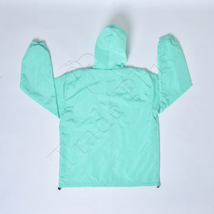 Chaquetas de lluvia ligeras empacables impermeables 2025, chaqueta cortavientos con cremallera personalizada con capucha, chaqueta impermeable para lluvia - Product Image 2