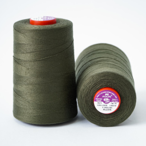 100% fils d'agrafe en polyester personnalisés taille élevée de ténacité 30S/3H Lagon teint motif prêt à être expédié filé fils à coudre - Product Image 2