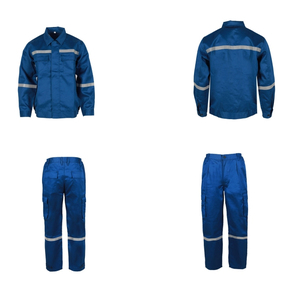 Uniforme de Trabajo Industrial Personalizado OEM, Ropa de Trabajo de Alta Visibilidad, Traje de Trabajo con Chaqueta y Pantalones Cargo con Cinta Reflectante - Product Image 6