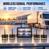 Okul Otobüsü Filosu için 4CH/8CH Mobil DVR Kamyon Kamera Sistemi 7/10 İnç Monitör 4G GPS WiFi ve SD Depolama Seçenekleri AHD Kamera Kiti