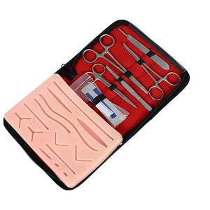 Kit de práctica de sutura de acero inoxidable ligero del fabricante OEM MOQ bajo con juego de instrumentos de uso de energía manual - Product Image 1