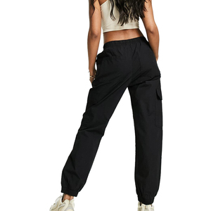 Pantalones de chándal Cargo informales personalizados para mujer, pantalones y pantalones Cargo holgados de cintura alta con múltiples bolsillos - Product Image 5
