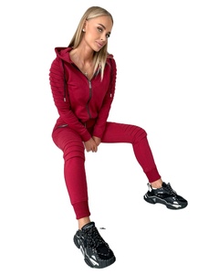 Personnalisé Slim Hommes Hiver Casual Survêtement Survêtement Ensemble Deux Pièces Pantalon Jogging À Capuche Solide 100% Coton - Product Image 4