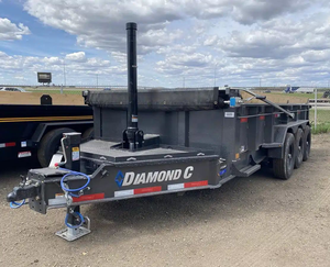 2026 Diamond C LPT 16' Low Profile Telescopic dump <b>trailer</b> 2 axle Wholesale Hydraulic Tilt Aluminum Alloy Full <b>Trailer</b> for <b>Farm</b> - Product Image 1