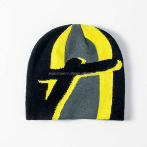 sublimated Skull Caps Design Custom logo Available Winter Wear High Quality Custom Hot Sale <b>Beanie</b> Unisex Outdoor - Product Image 3