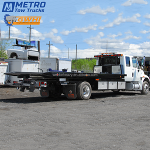 Haute qualité 12 °   Camion à plateau inclinable avec plateau de voiture personnalisé Fabricant international de véhicules de remorquage de voitures et de motos - Product Image 4