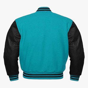 Custom Embroidery Logo <b>Men's</b> Wool Varsity <b>Jacket</b> with Breathable Windproof Design Winter Fleece Lining <b>Baseball</b> Style - Product Image 4