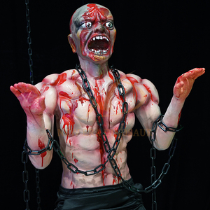 Modèle de fantôme <span class=keywords><strong>d</strong></span>'<span class=keywords><strong>horreur</strong></span> zombie terrible pneumatique Animatronic <span class=keywords><strong>d</strong></span>'intérieur pour maison hantée centre commercial parc <span class=keywords><strong>d</strong></span>'aventure ou aéroport - Product Image 2
