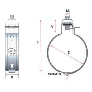 Robotech Sáng Tạo ống Ống kẹp dễ dàng cài đặt được thực hiện tại Hàn Quốc đúc kỹ thuật cho 150A đến 350A - Product Image 2