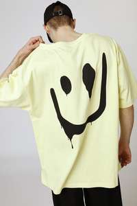 Streetwear personnalisé pour hommes 100% coton surdimensionné T-Shirt GSM personnalisé de qualité supérieure cousu Design vierge jaune - Product Image 3