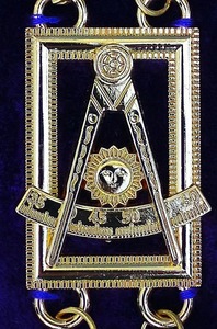 Vente en gros Fabrication Maçonnique Regalia Chaîne Collier dans toutes les couleurs Blue Lodge Shriner Chaîne Collier en tissu - Product Image 4