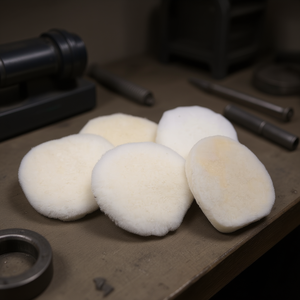 Hazet - Juego de 5 Almohadillas de Piel de Cordero para Pulir y Realzar el Brillo - Product Image 3