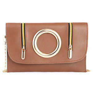 กระเป๋าคลัทช์ผู้หญิง (K-2083) - สีน้ำตาล - Product Image 2