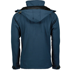 Meilleure vente Veste à glissière respirante en polyester pour hommes Nouvelle veste à capuche légère Softshell avec logo personnalisé - Product Image 5