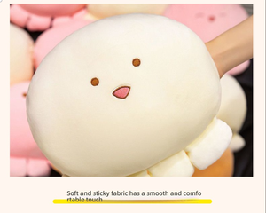 Aika Bespoke Super Soft Plush Cream Winking Mochi Octopus Sensory Fidget Cushion with PP Cotton Filling Office Desk Decor - Product Image 5